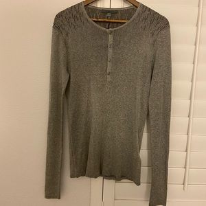 John Varvatos Henley (Cotton, silk, linen blend)